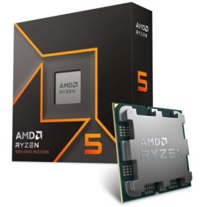 AMD Ryzen 5 9600X CPU, 6 Cores, 5.4 GHz, AM5 (Zen 5) - Boxed, Without Cooler