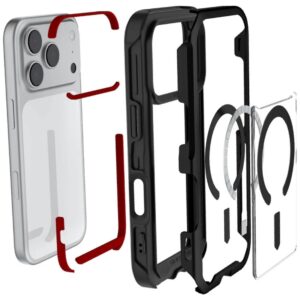 Dėklas Ghostek Atomic Slim MagSafe skirtas Apple iPhone 17 Pro juodos spalvos - Image 5