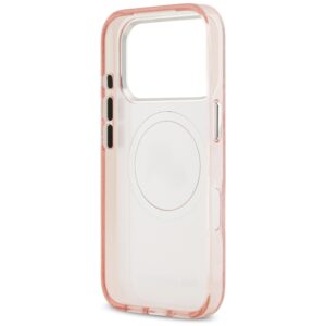 Karl Lagerfeld IML Glitter Karl & Choupette Heads Logo MagSafe dėklas skirtas Apple iPhone 17 Pro rožinės spalvos - Image 7