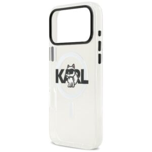 Karl Lagerfeld IML Choupette Sketch Logo MagSafe dėklas skirtas Apple iPhone 17 Pro Max Clear - Image 6