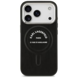 Karl Lagerfeld Karl RSG Logo MagSafe dėklas skirtas Apple iPhone 17 Pro juodos spalvos - Image 3