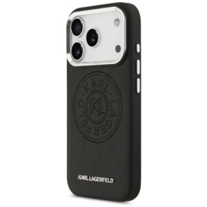 Karl Lagerfeld Point & Metal Logo MagSafe dėklas skirtas Apple iPhone 17 Pro Max juodos spalvos - Image 2