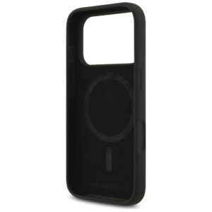 Dėklas Karl Lagerfeld Silicone Karl&Choupette Ring MagSafe skirtas Apple iPhone 17 Pro Max juodos spalvos - Image 7