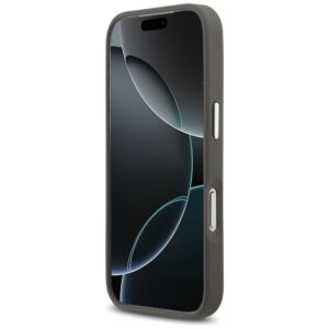 Karl Lagerfeld FW Grained Karl & Choupette Heads Pins & Logo dėklas skirtas Apple iPhone 17 Pro pilkos spalvos - Image 5