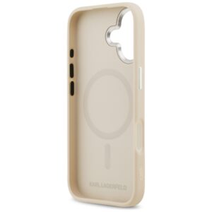 Karl Lagerfeld Karl & Choupette Pins MagSafe dėklas skirtas Apple iPhone 17 Beige - Image 7
