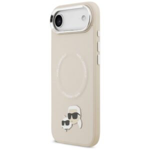 Karl Lagerfeld Karl & Choupette Pins MagSafe dėklas skirtas Apple iPhone Air Beige - Image 2