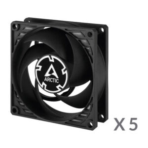 Arctic P8 PWM PST Fan - 80mm, Pack of 5 - Image 2