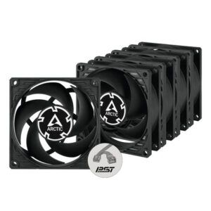 Arctic P8 PWM PST Fan - 80mm, Pack of 5
