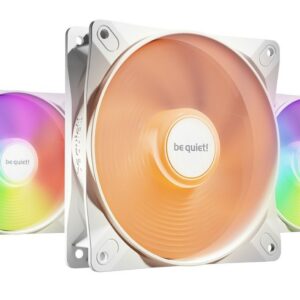 be quiet! Light Wings LX ARGB PWM Fan, Triple Pack - 120mm, white