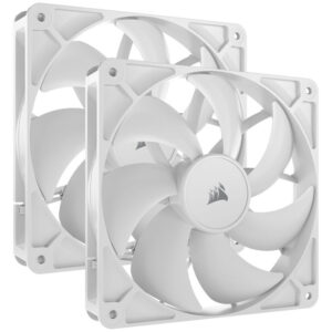 Corsair RS Series 140, PWM korpuso ventiliatorius 2er Pack - 140mm, baltos spalvos