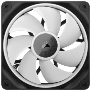 Corsair iCUE Link LX120 RGB, PWM korpuso ventiliatorius, 3er Pack - 120mm, juodos spalvos - Image 2