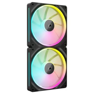 Corsair iCUE Link LX140 RGB, PWM korpuso ventiliatorius, 2er Pack - 140mm, juodos spalvos