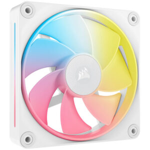 Corsair iCUE Link LX120-R RGB, PWM korpuso ventiliatorius - 120mm, baltos spalvos - Image 2