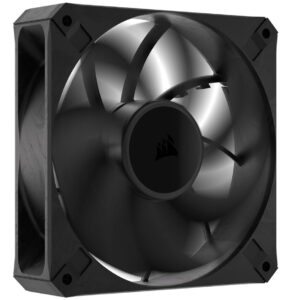 Corsair RS Series RS120 Max PWM korpuso ventiliatorius - 120mm, juodos spalvos - Image 2