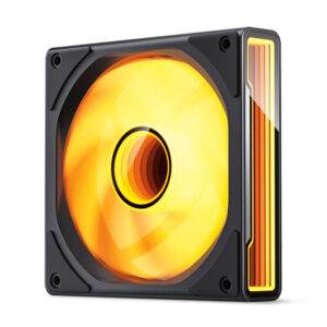 Jonsbo ZK-120B ARGB PWM korpuso ventiliatorius, 120mm, 3er-Pack - juodos spalvos