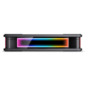 Jonsbo FR-606B 120 PWM-korpuso ventiliatorius, RGB - 120mm, juodos spalvos - Image 2