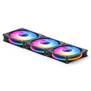 Jonsbo FR-606BR PWM-korpuso ventiliatorius, Reverse, RGB - 120mm, juodos spalvos - Image 2