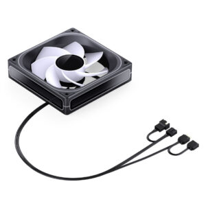 Jonsbo ZA-120 korpuso ventiliatorius, Reverse Blade, PWM, ARGB - 120mm, juodos spalvos - Image 2