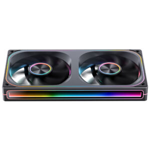 Jonsbo ZA-240 korpuso ventiliatorius, PWM, ARGB - 240mm, juodos spalvos - Image 2