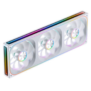 Jonsbo ZA-360 korpuso ventiliatorius, Reverse Blade, PWM, ARGB - 360mm, baltos spalvos