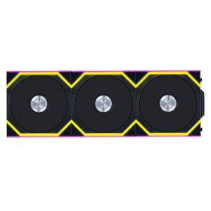 Lian Li UNI FAN SL Wireless ARGB PWM korpuso ventiliatorius, 3er-Pack su valdikliu- 120 mm, juodos spalvos