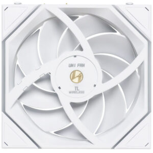 Lian Li UNI FAN TL Wireless korpuso ventiliatorius, ARGB, PWM, 3er-Pack - 120 mm, baltos spalvos - Image 2