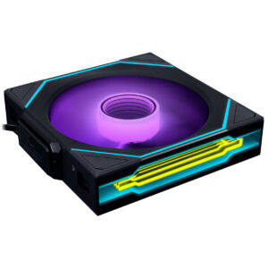 Lian Li UNI FAN SL-INF Wireless korpuso ventiliatorius, ARGB, PWM - Reverse Blade, 120mm, juodos spalvos