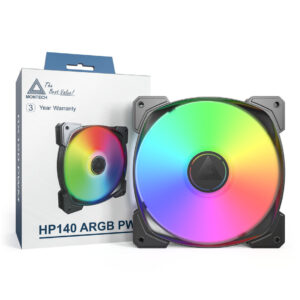 Montech HP140 PWM ARGB korpuso ventiliatorius - 140mm, juodos spalvos