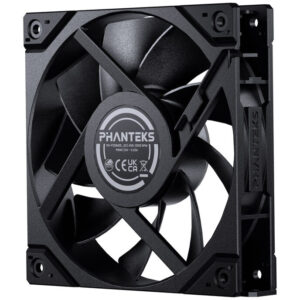 PHANTEKS M25 Gen2 PWM korpuso ventiliatorius - 120mm, juodos spalvos - Image 2