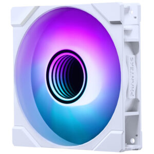 PHANTEKS M25 Gen2 PWM D-RGB korpuso ventiliatorius - 120mm, baltos spalvos