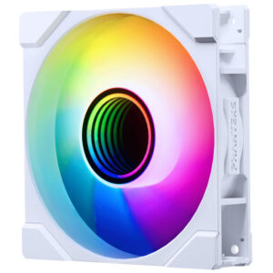 PHANTEKS M25 Gen2 PWM D-RGB korpuso ventiliatorius - Reverse Blade, 120mm, baltos spalvos