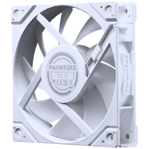 PHANTEKS M25 Gen2 PWM D-RGB korpuso ventiliatorius, 3er-Pack - Reverse Blade, 120mm, baltos spalvos - Image 2