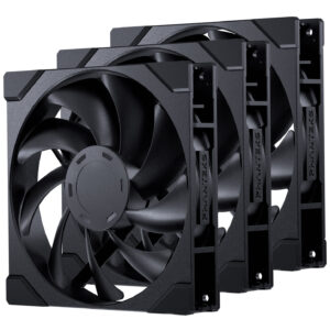 PHANTEKS M25 Gen2 PWM korpuso ventiliatorius, 3er-Pack - 140mm, juodos spalvos