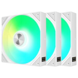 TRYX ROTA SL ARGB korpuso ventiliatorius - 3er-Pack, 120 mm, baltos spalvos