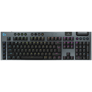 Logitech G915 X LIGHTSPEED - US INT'L layout - Low Profile Tactile GL Brown Switches - Black (Juoda) Belaidė Žaidimų Klaviatūra