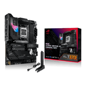 ASUS ROG Strix X870E-E Gaming WiFi pagrindinė plokštė, AMD X870E, Sockel AM5, DDR5