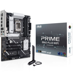 ASUS Prime B860-Plus WiFi pagrindinė plokštė, LGA 1851, Intel B860, ATX, DDR5