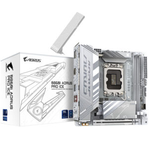 GIGABYTE B860I Aorus Pro ICE pagrindinė plokštė, Sockel LGA 1851, Intel B860, ITX, DDR5