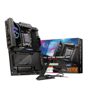 MSI MPG X870E Carbon WiFi motherboard, Socket AM5, AMD X870E, ATX, DDR5