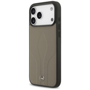 Dėklas Mercedes Leather The Move MagSafe skirtas Apple iPhone 17 Pro Max taupe - Image 2