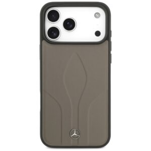 Dėklas Mercedes Leather The Move MagSafe skirtas Apple iPhone 17 Pro Max taupe - Image 3