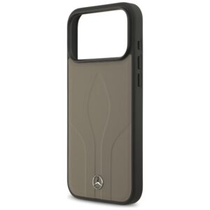 Dėklas Mercedes Leather The Move MagSafe skirtas Apple iPhone 17 Pro Max taupe - Image 6