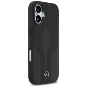 Dėklas Mercedes Leather The Move MagSafe skirtas Apple iPhone 17 juodos spalvos - Image 4