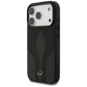 Dėklas Mercedes Leather The Move MagSafe skirtas Apple iPhone 17 Pro juodos spalvos - Image 2