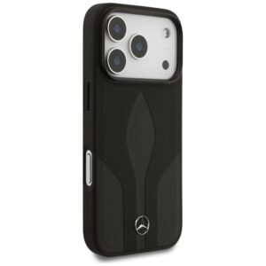 Dėklas Mercedes Leather The Move MagSafe skirtas Apple iPhone 17 Pro juodos spalvos - Image 4