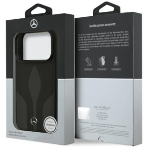 Dėklas Mercedes Leather The Move MagSafe skirtas Apple iPhone 17 Pro juodos spalvos - Image 8