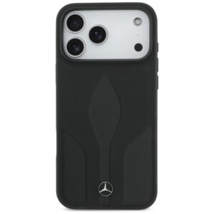 Dėklas Mercedes Leather The Move MagSafe skirtas Apple iPhone 17 Pro Max juodos spalvos - Image 3