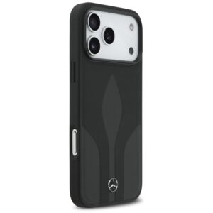 Dėklas Mercedes Leather The Move MagSafe skirtas Apple iPhone 17 Pro Max juodos spalvos - Image 4