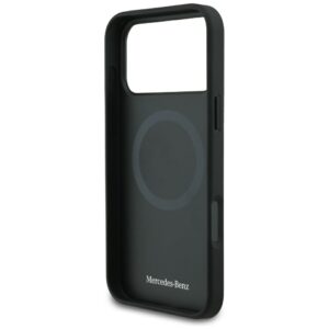 Mercedes Leather Laurel Leaves MagSafe dėklas skirtas Apple iPhone 17 Pro Max juodos spalvos - Image 7