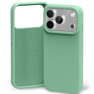 Dėklas Mercury Silicone skirtas Apple iPhone 17 Pro žalios spalvos